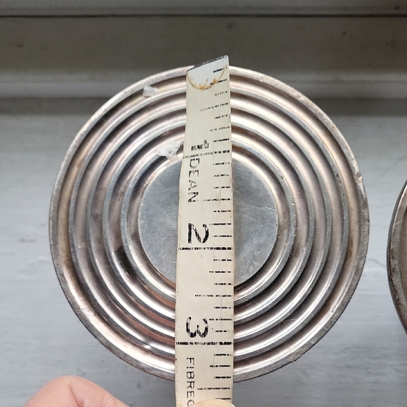 Elegant Sterling Silver Candle Holders - Picture 4 of 6